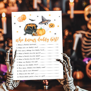 Orange Little Boo Ghost Who knows Daddy Best Game