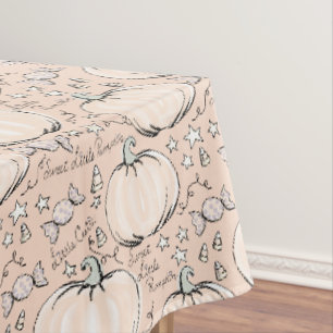 Orange Little Pumpkin Baby Halloween Tablecloth