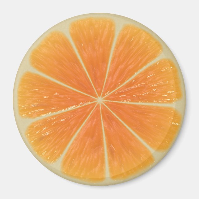 Orange Locker Magnets, Refrigerator Back to school Magnet (Front)