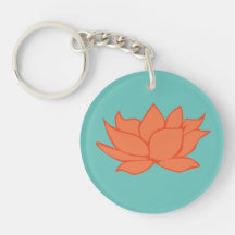 Orange Lotus Flower