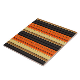 Orange Luxury Trendy Autumn Collection Ceramic Tile