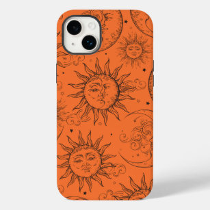 Orange Magic Vintage Celestial Sun Moon Stars Case-Mate iPhone 14 Plus Case