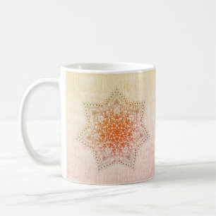 Orange Mandala Coffee Mug