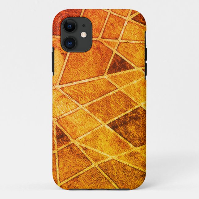 Orange Marble 1974 Case-Mate iPhone Case (Back)