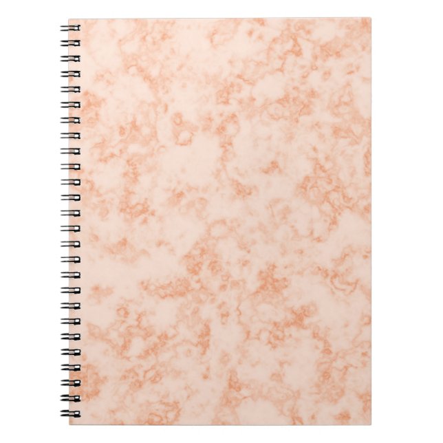 Orange Marble Notebook (Front)