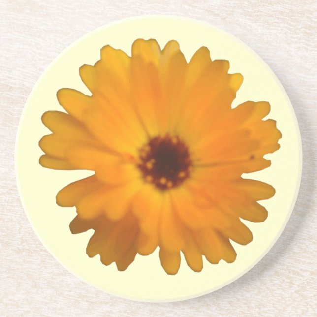 Orange Marigold Coasters (Front)