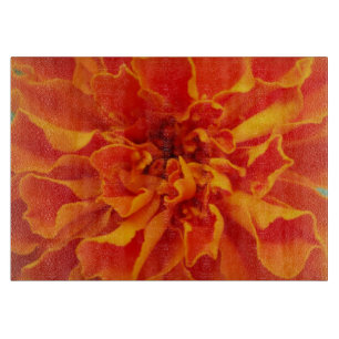 Orange Marigold Cutting Board