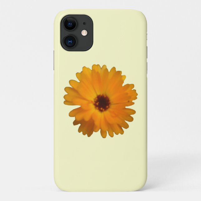 Orange Marigold iPhone 3 Case (Back)