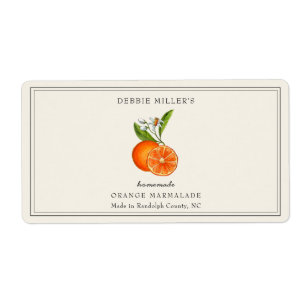 Orange marmalade Jam rectangular