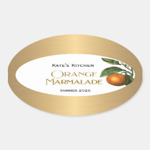 Orange Marmalade Jelly Label Vintage