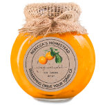 Orange Marmalade Kraft Paper Canning Jar Labels<br><div class="desc">Vintage orange illustration on faux Kraft paper canning Jar label. This is a template ready for you to add your details to. Ideal for selling at a farmers market or giving you homemade gifts the finishing touch.</div>