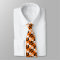 Orange Maryland Flag Neck Tie