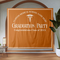 Orange Medical School Graduation Party Photo Booth