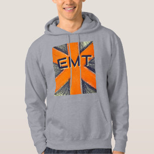 Orange Men's EMT hoodie