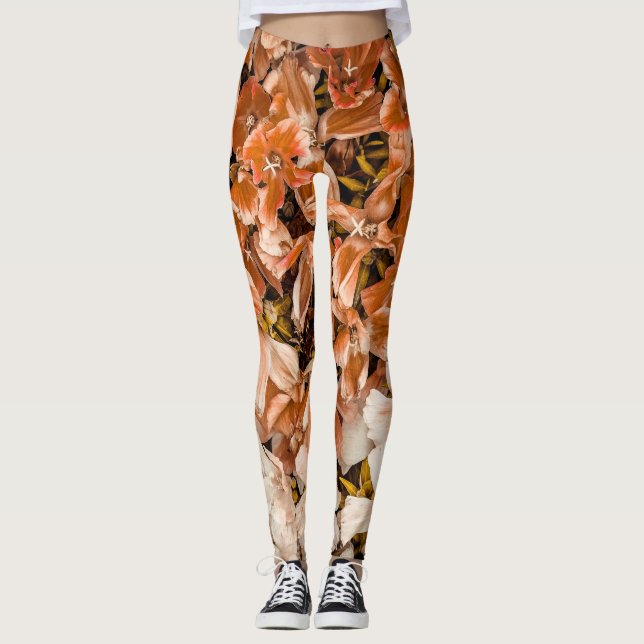 Orange Mess Leggings (Front)