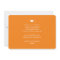 Orange Modern Script Photo Minimalist Graduation