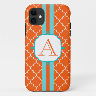Orange Monogram Phone 5 Case