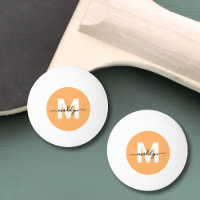 Orange Monogram