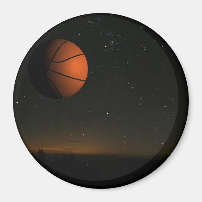 Orange Moon Magnet (Front)