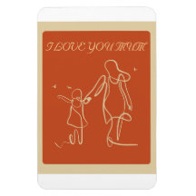 Orange mothers day card