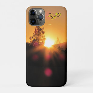 Orange Mountain Sunset iPhone 11 Pro Case