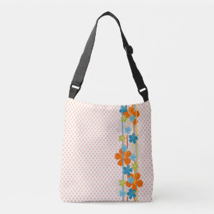 Orange Multi-colour Crossbody Bag