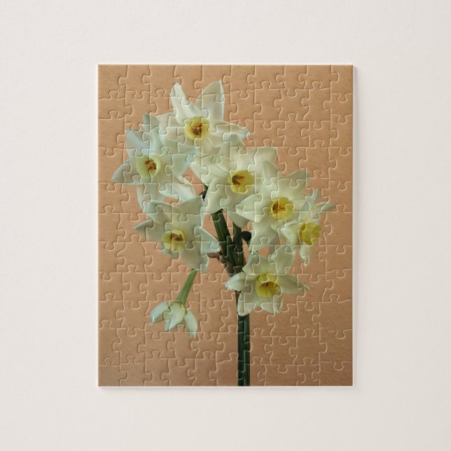 Orange Narcissus Puzzle (Vertical)