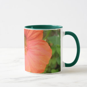 Orange Nasturtium Flower Mug