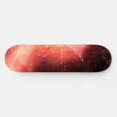 Orange Nebula Skateboard | Space Skateboard Deck (Horz)