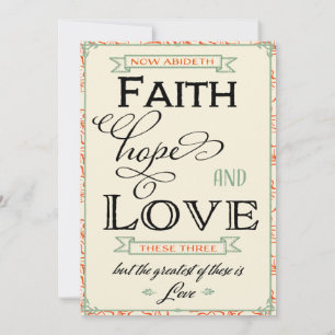 Orange Oak Leaves Country Wedding Invitation