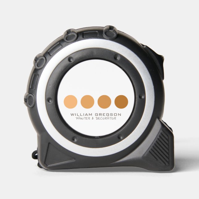 Orange Ombre Circles, Painter & Decorator 1 (Front)
