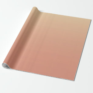 Orange Ombre Pattern Wrapping Paper