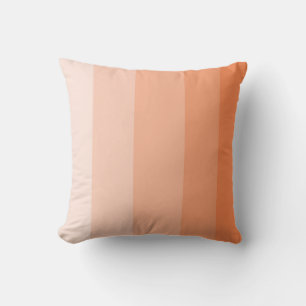 Orange Ombre Stripe Cushion