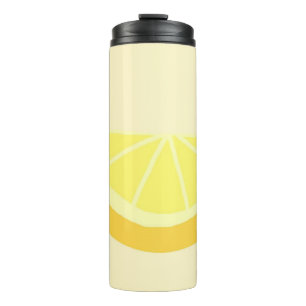orange painting art thermal tumbler
