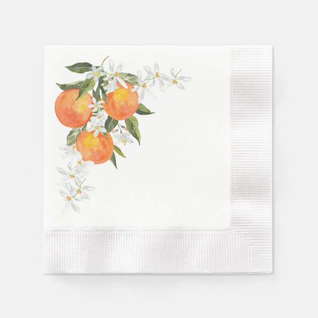 Orange Paper Napkin (Front)