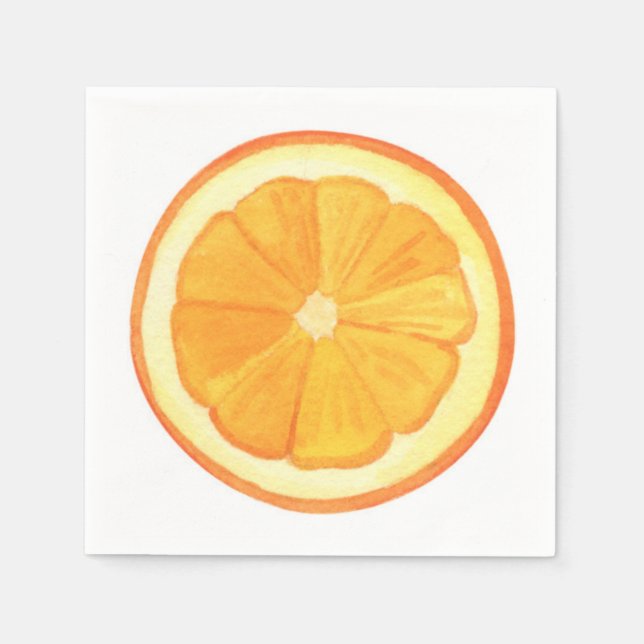 Orange - Paper Napkins (Front)