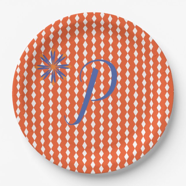 Orange Paper Plate (Front)