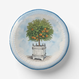 ORANGE PAPER PLATE