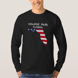Orange Park Florida USA State America Travel Flori T-Shirt