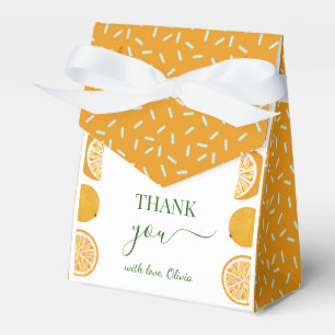 Orange Party Fruit Fresh Baby Shower Favour Box