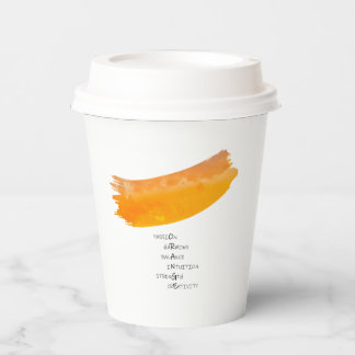Orange Passion Paper Cups