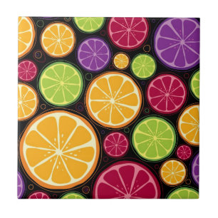 Orange pattern and background tile