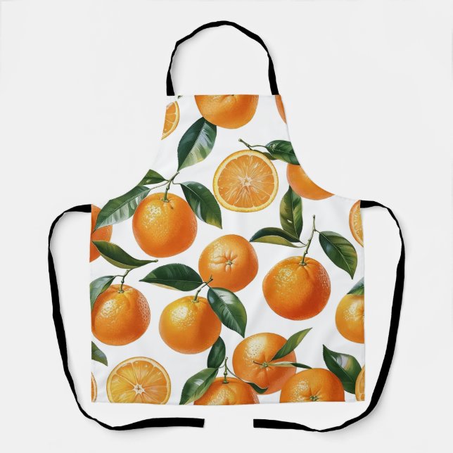 Orange Pattern Apron (Front)