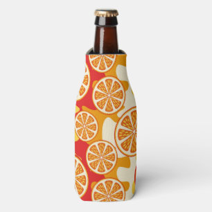 Orange pattern bottle cooler