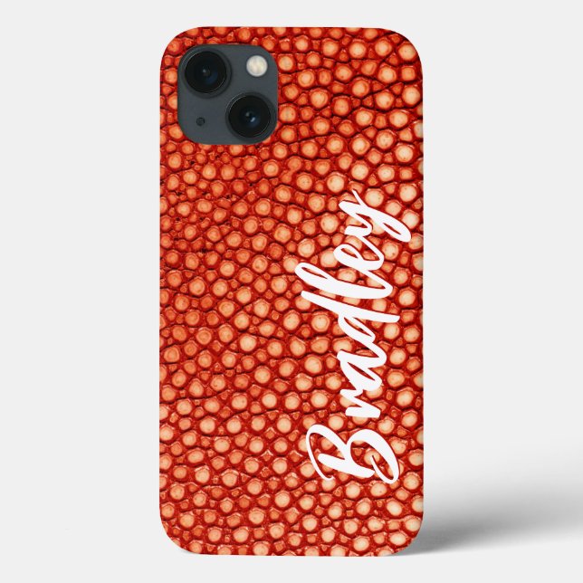 Orange Pattern Case-Mate iPhone Case (Back)