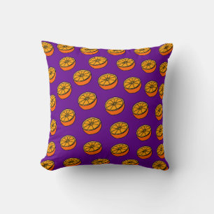 Orange Pattern Cushion