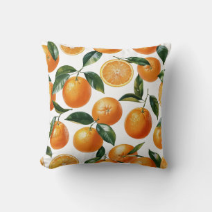 Orange Pattern Cushion