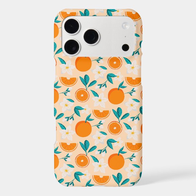 Orange Pattern | Fresh Citrus Design  (Back)