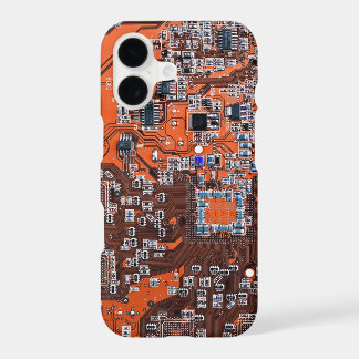 Orange PCB Circuit Board Design for IT Pros