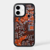 Orange PCB Circuit Board Design for IT Pros